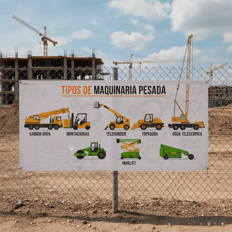 Tipos de maquinaria pesada